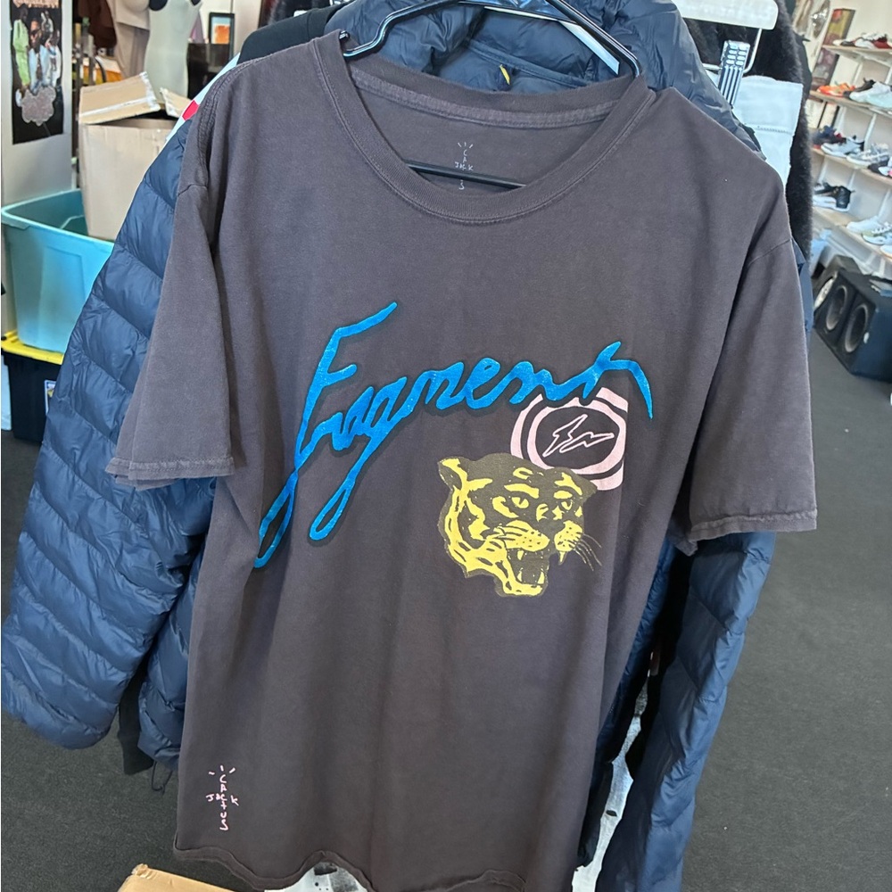 Travis Scott Cactus Jack For Fragment Icons Tee Size Large Rare Pre Owned Used